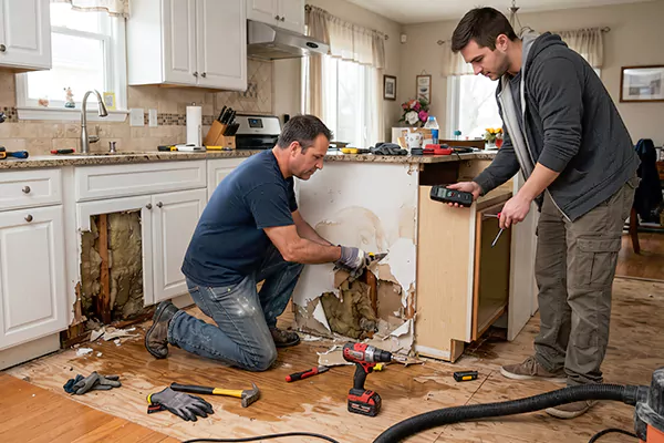 Kitchen Water Damage Repair Kaysville