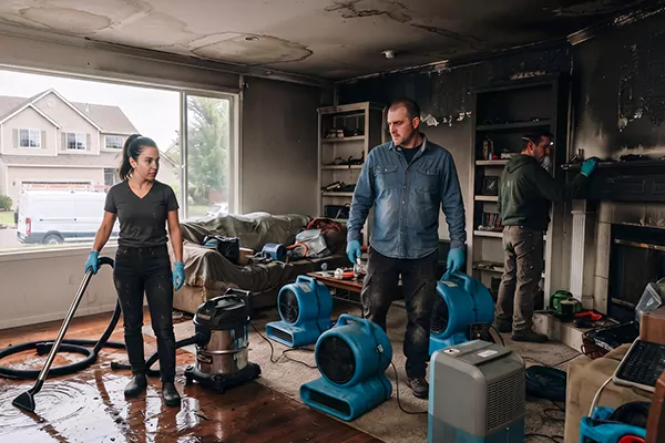 Smoke and Water Damage Restoration Kaysville