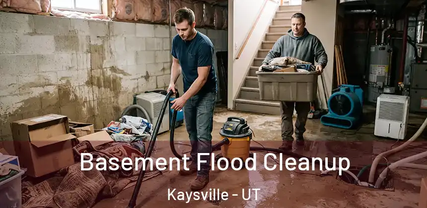 Basement Flood Cleanup Kaysville - UT