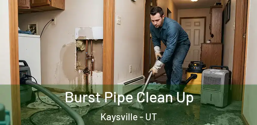  Burst Pipe Clean Up Kaysville - UT