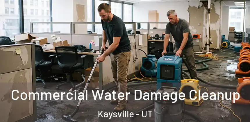 Commercial Water Damage Cleanup Kaysville - UT