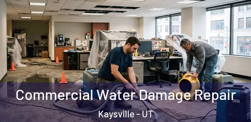 Commercial Water Damage Repair Kaysville - UT
