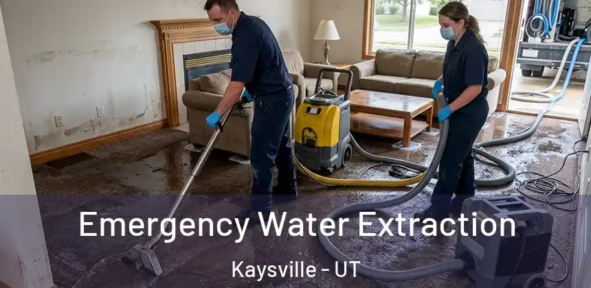 Emergency Water Extraction Kaysville - UT