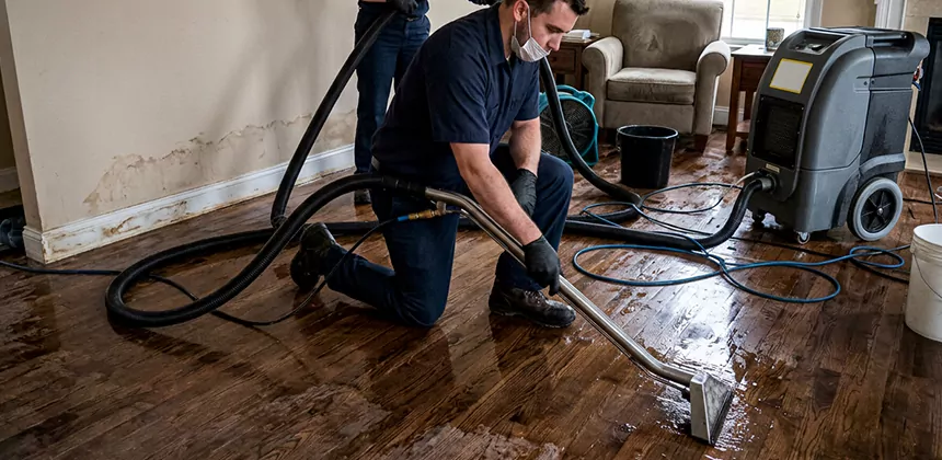 Hardwood Floor Water Extraction in Kaysville